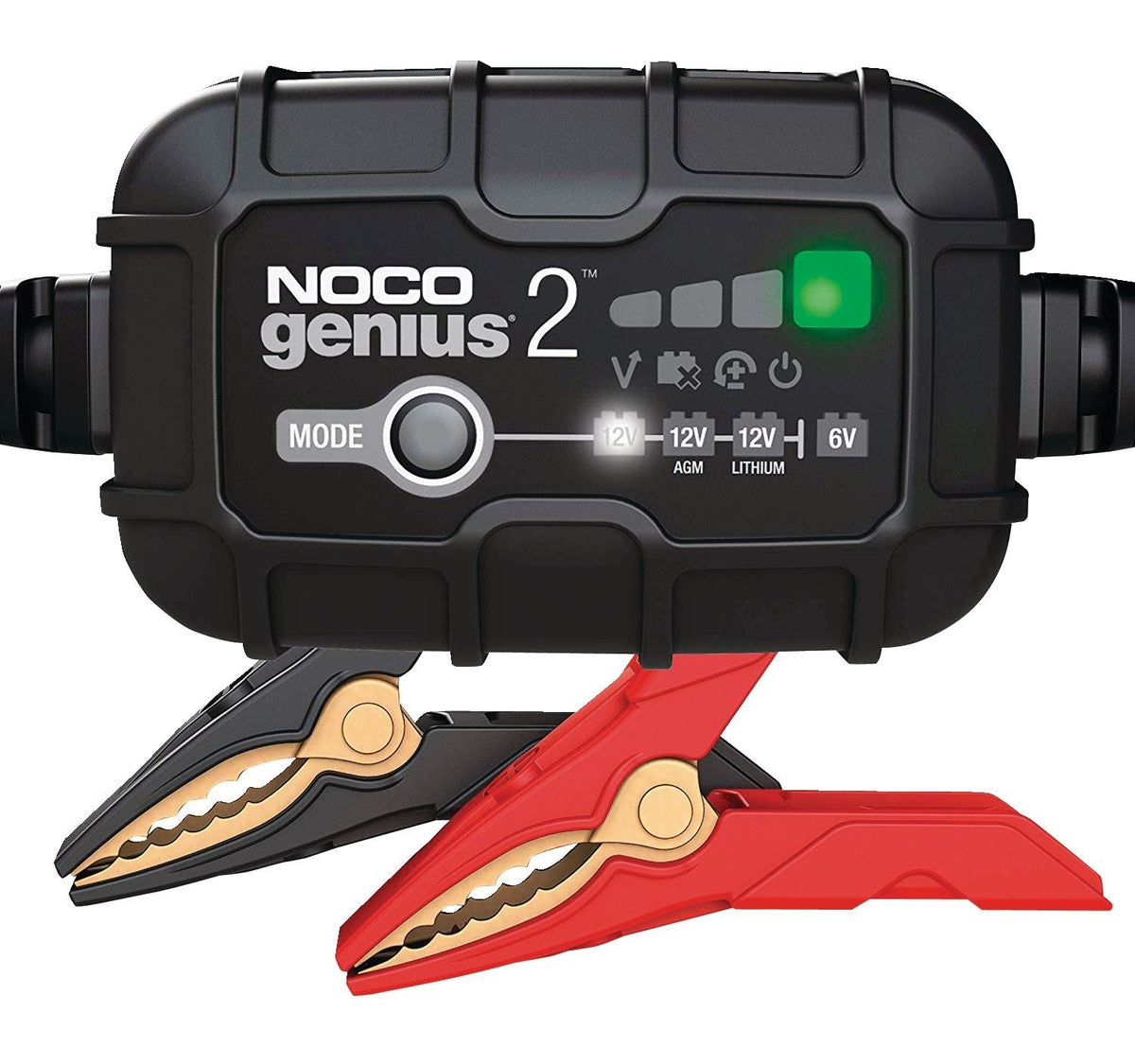 GENIUS2 Smart Battery Charger/Maintainer/Desulfator, 2-Amp, 6V/12V