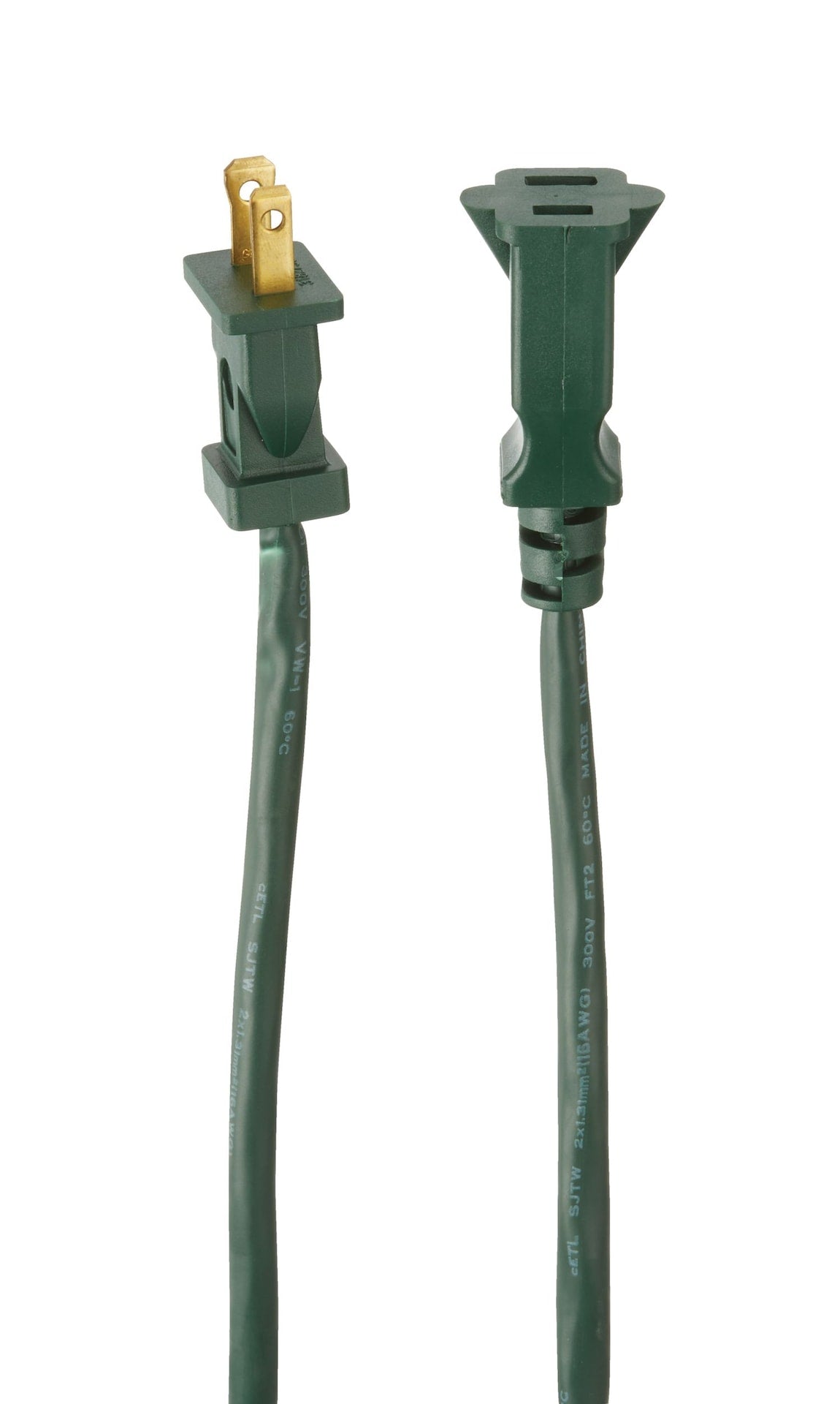 24-ft 11-in 16/2 Outdoor Extension Cord with 1 Outlet, Green
