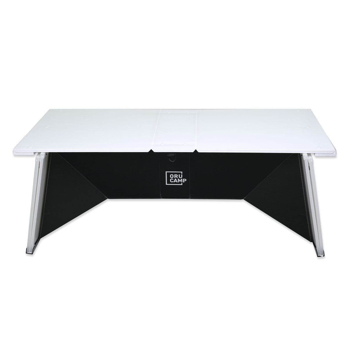 Camp Black Foldable Switch Table with Built-in Storage