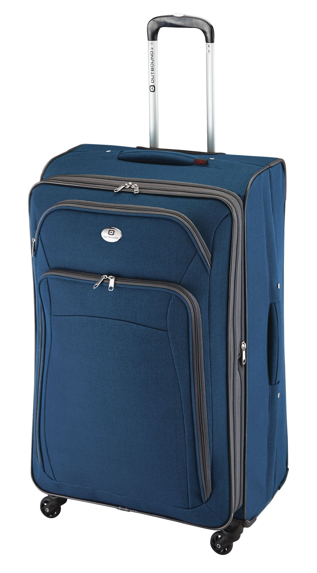 Coast Expandable Softside Spinner Wheel Travel 28-in Suitcase, Wet Pocket, Blue