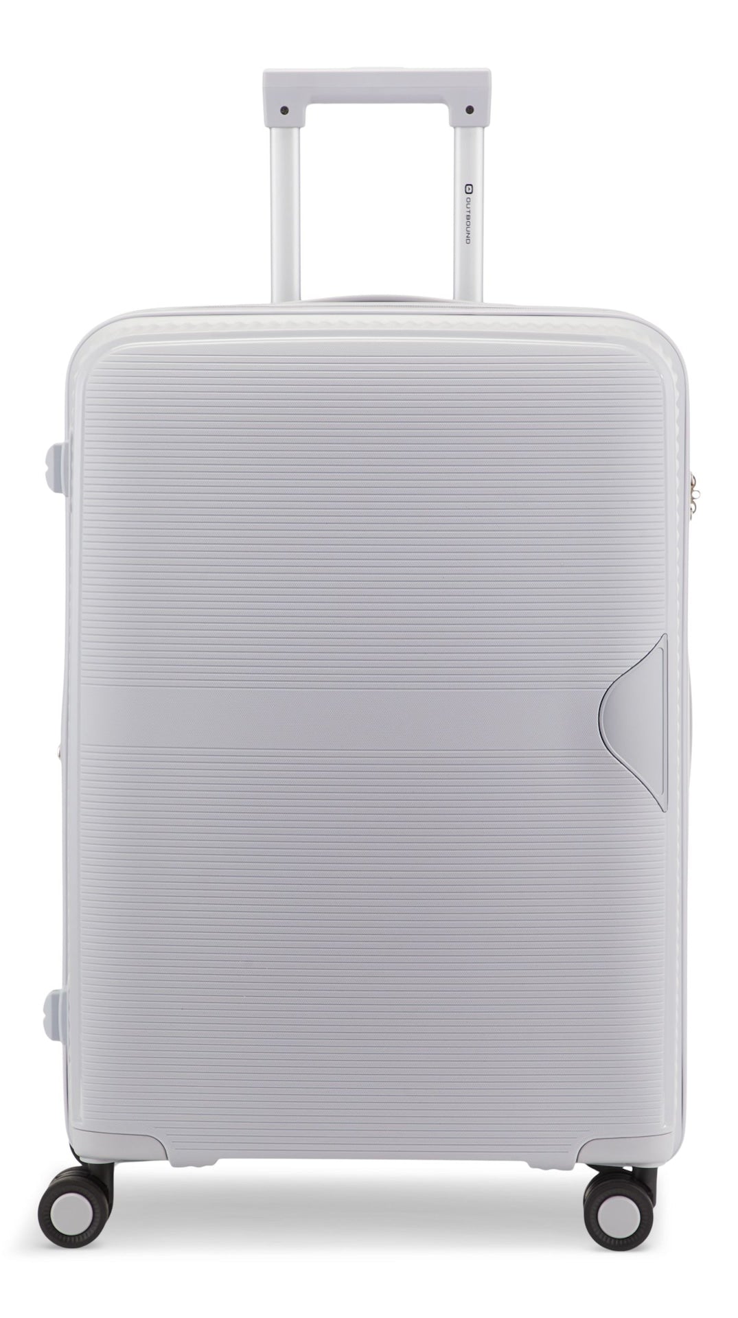 Hardside Medium Luggage Bag, Silver
