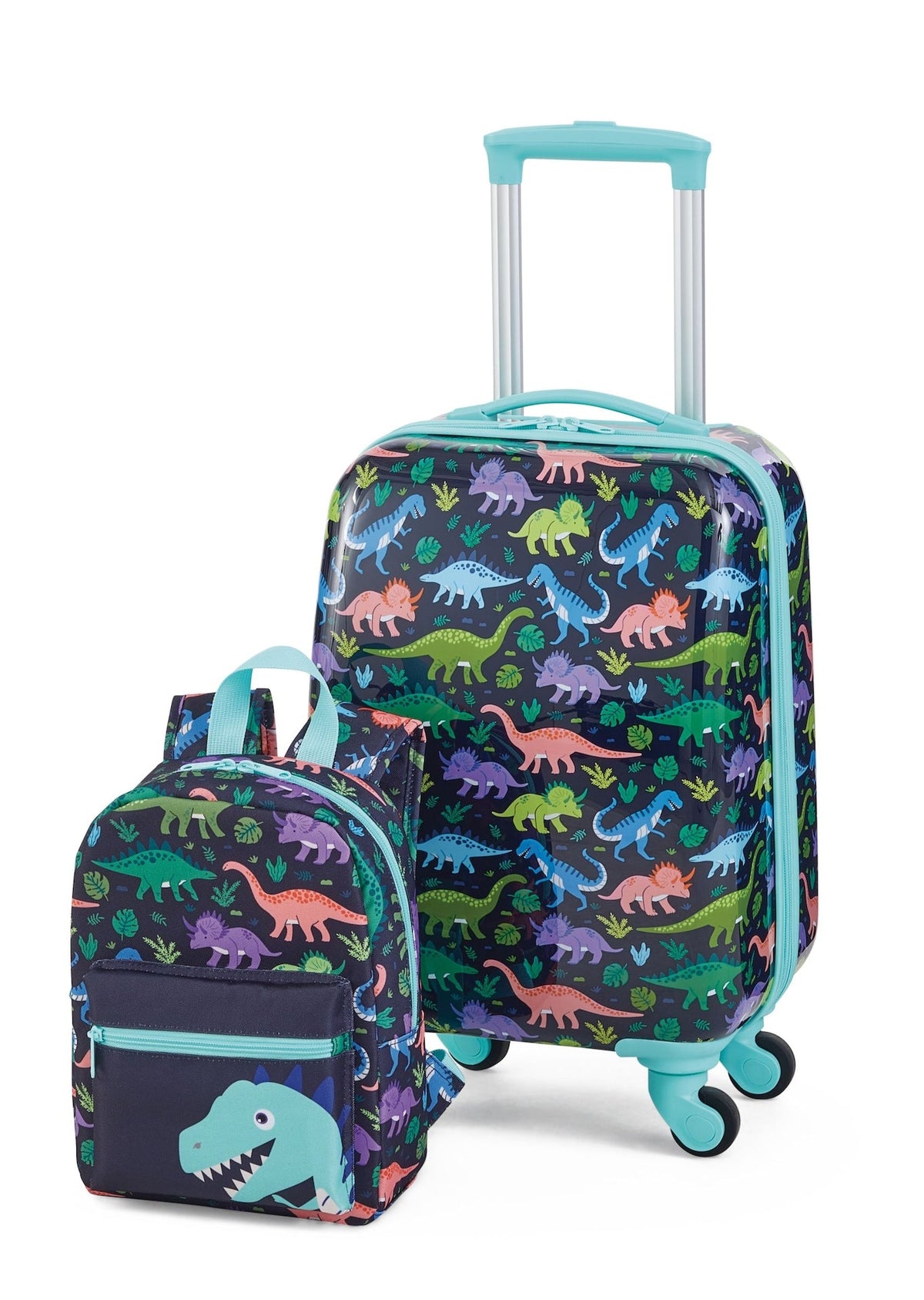 Kids Dino Hardside Luggage, 2-pc