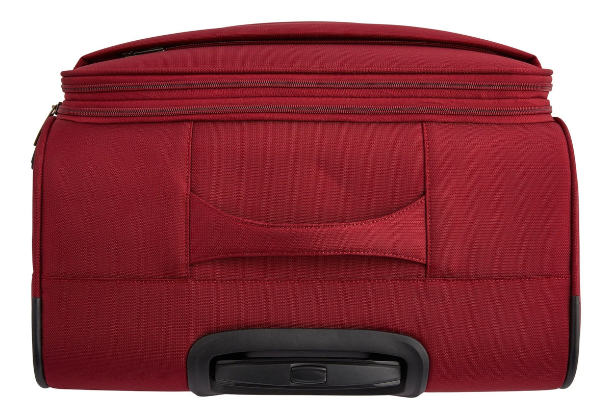 Softside Large Luggage, Wheeled, Red