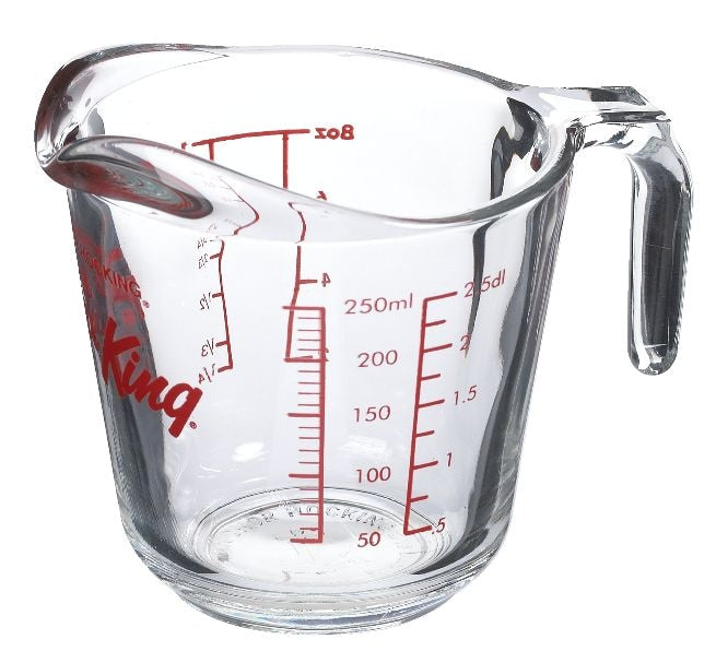 Glass Measuring Cup, 250-ml