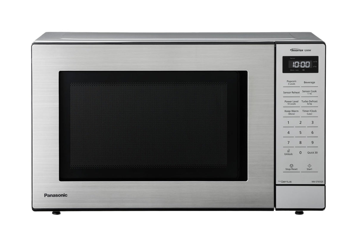Genius High Power Microwave Oven with Inverter, Touchpad Controls, 1200W, 1.2-cu.ft., Stainless Steel
