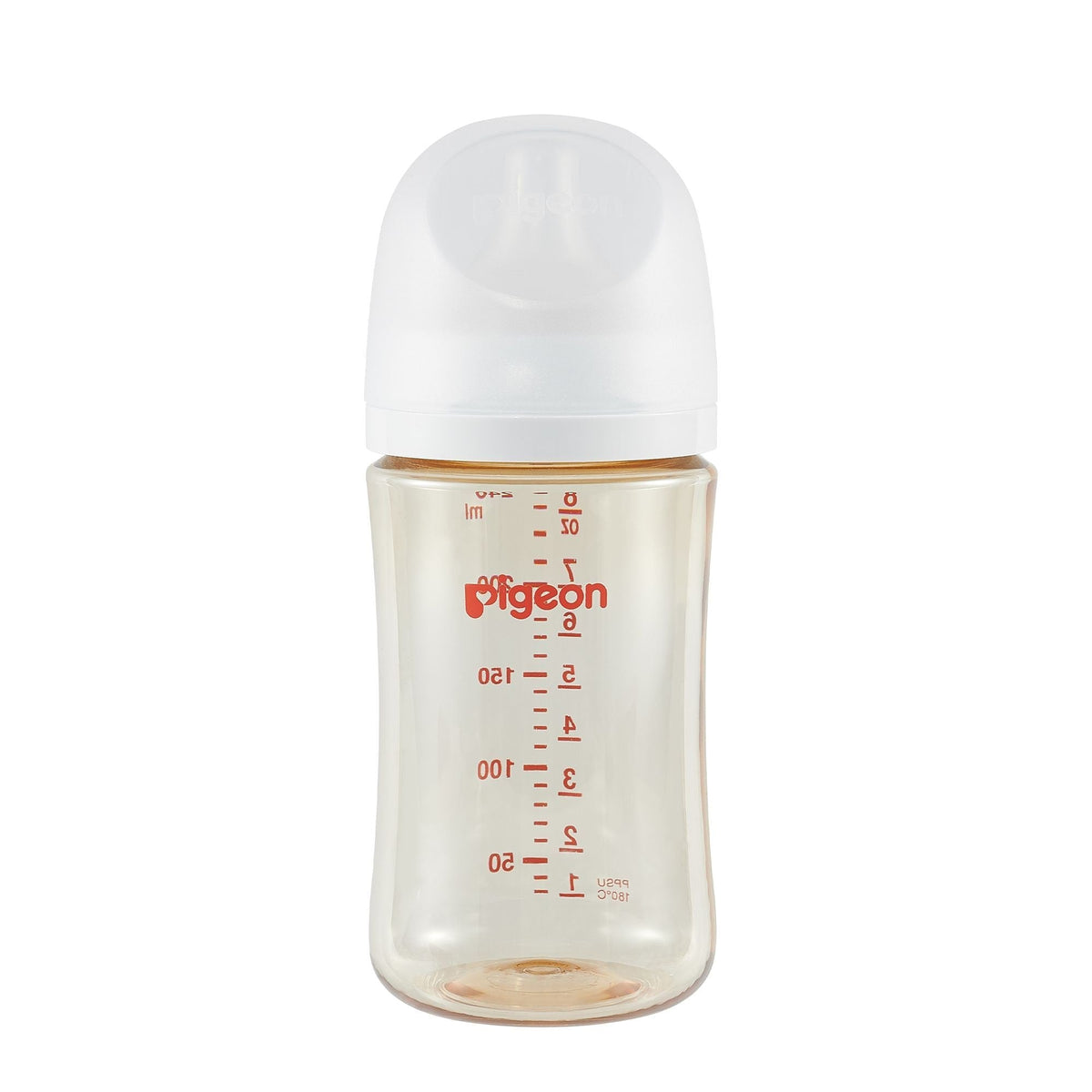 PPSU Bottle with Silicone Nipple (M), 8-oz, 3 Months