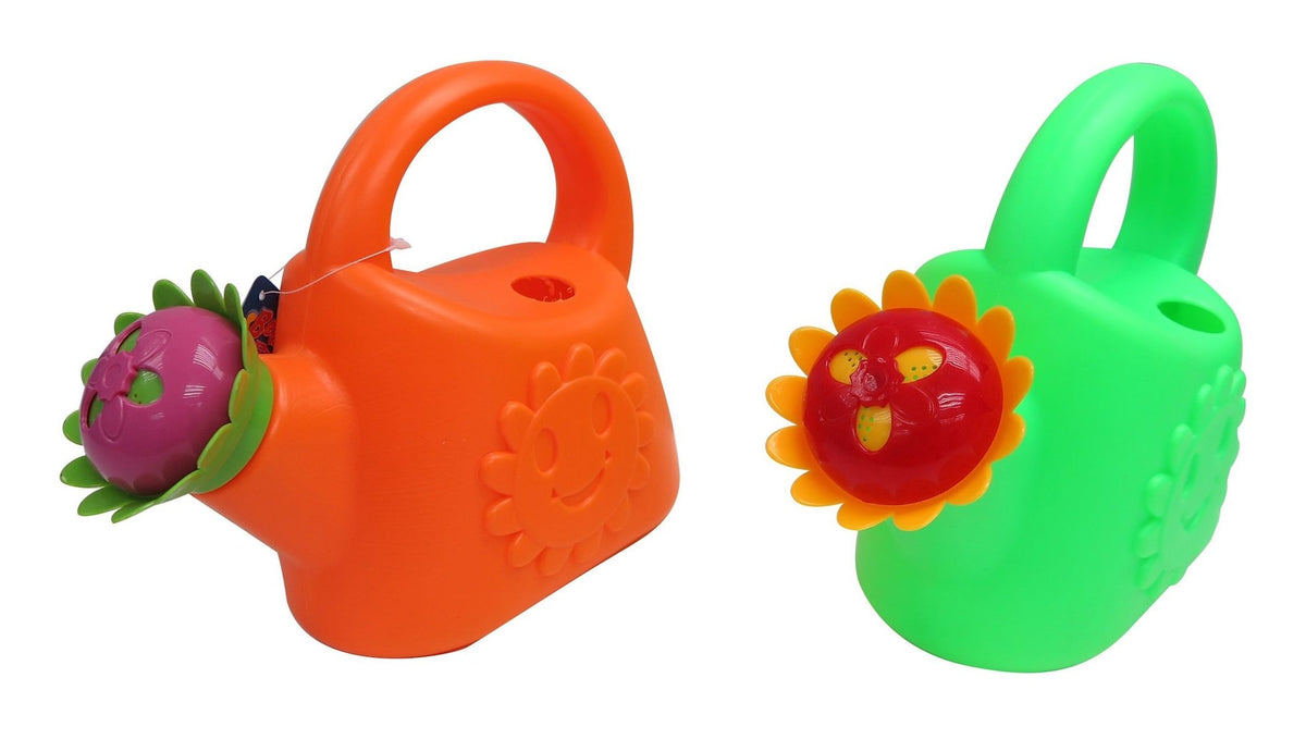 Plastic Watering Can & Boat, Multi-Coloured, Assorted, Ages 2+, for Summer/Beach Activities