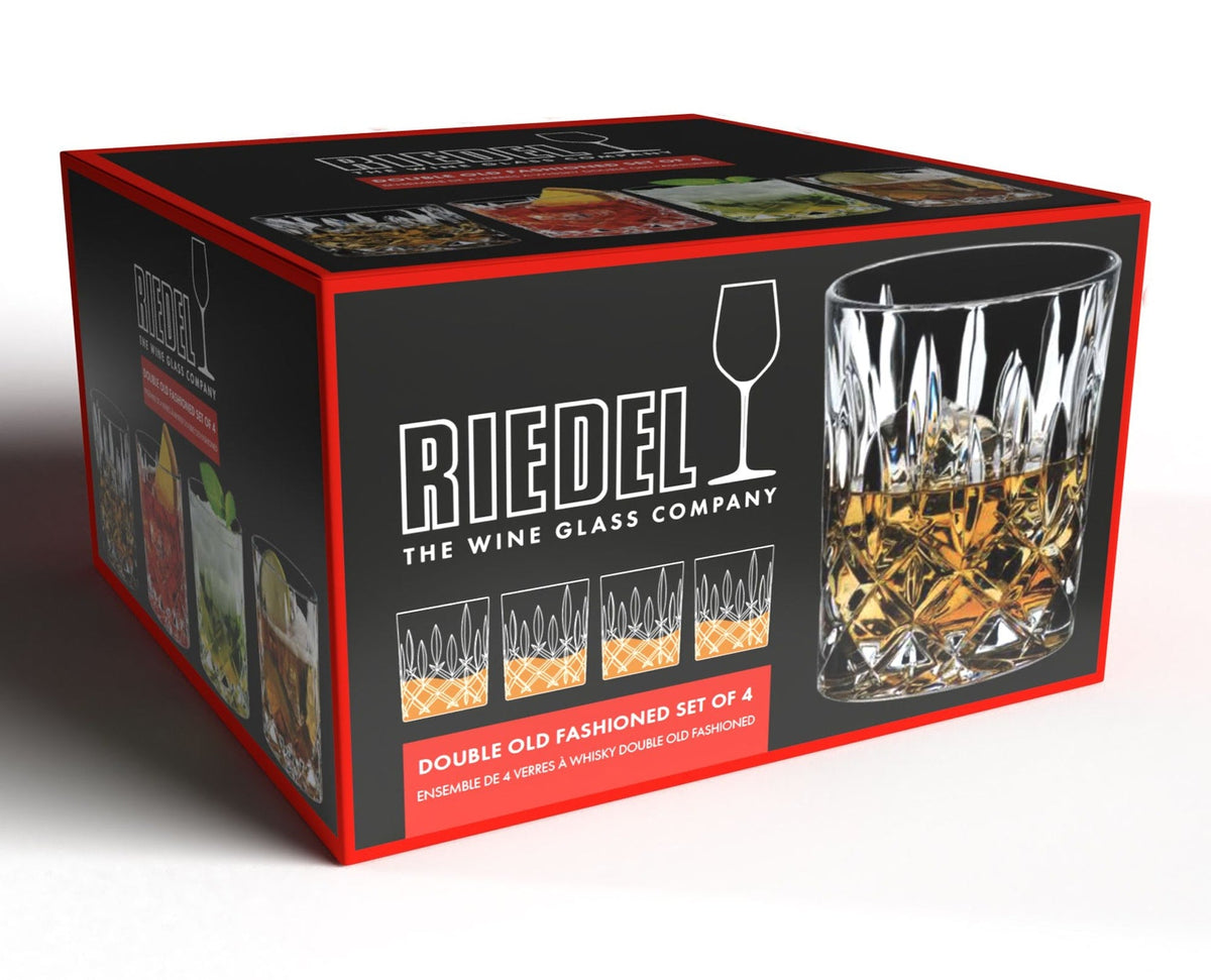 Double Old Fashioned (DOF) Glass Whiskey Tumbler, Clear, 10.4-oz, 4-pk