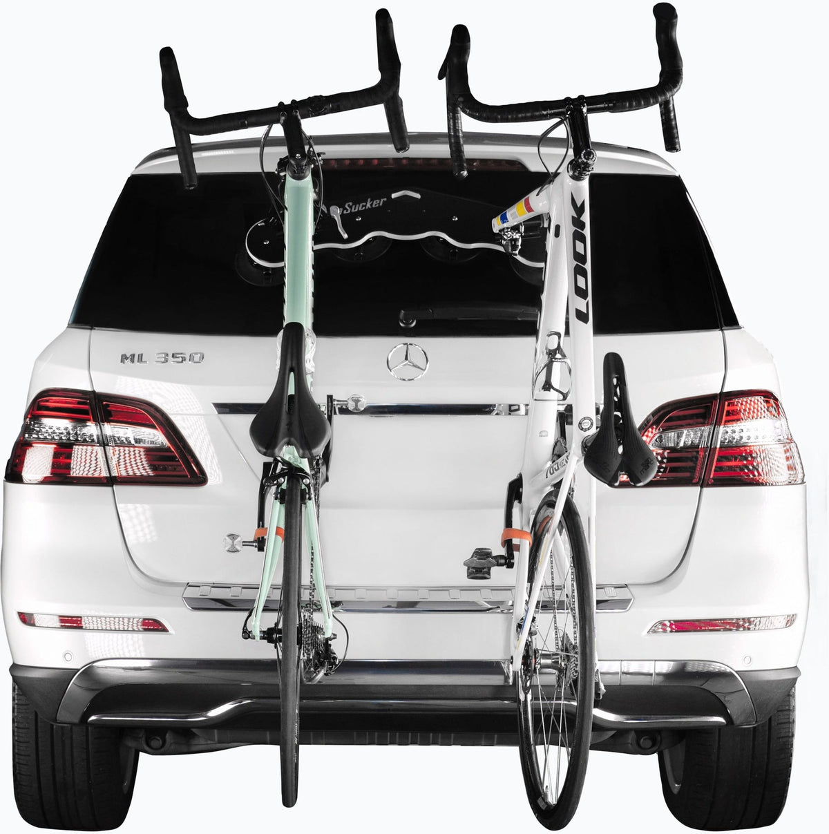 Mini Bomber 2-Bike Roof Top, Trunk & Hatchback Bike Rack, Black