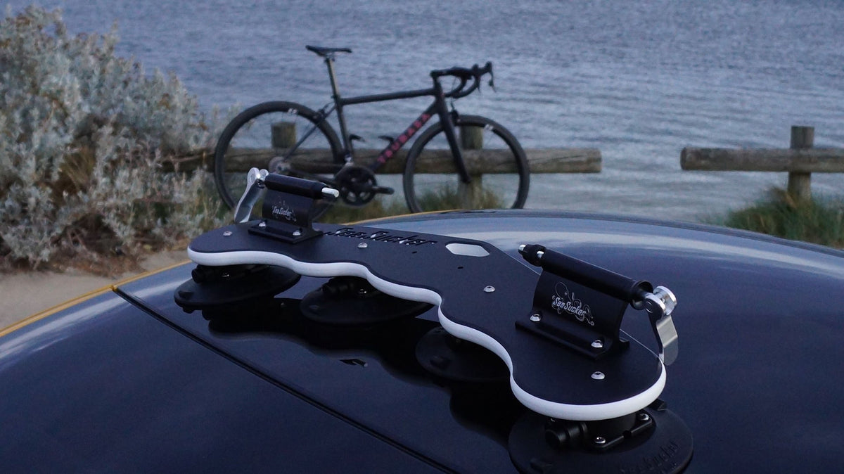 Mini Bomber 2-Bike Roof Top, Trunk & Hatchback Bike Rack, Black