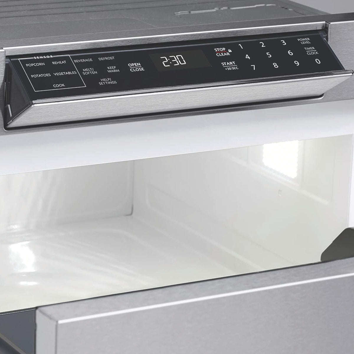 Built-In Microwave Drawer Oven with Hidden Controls, 24-in