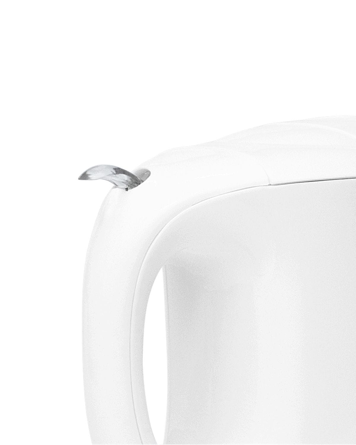 Corded Electric Kettle with Auto Shut Off, White, 1-L