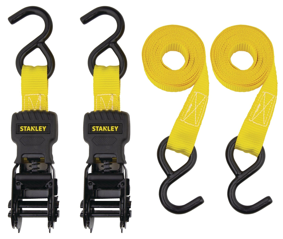 1,500-lb Tie Downs, Weatherproof, 10-ft, 2-pk