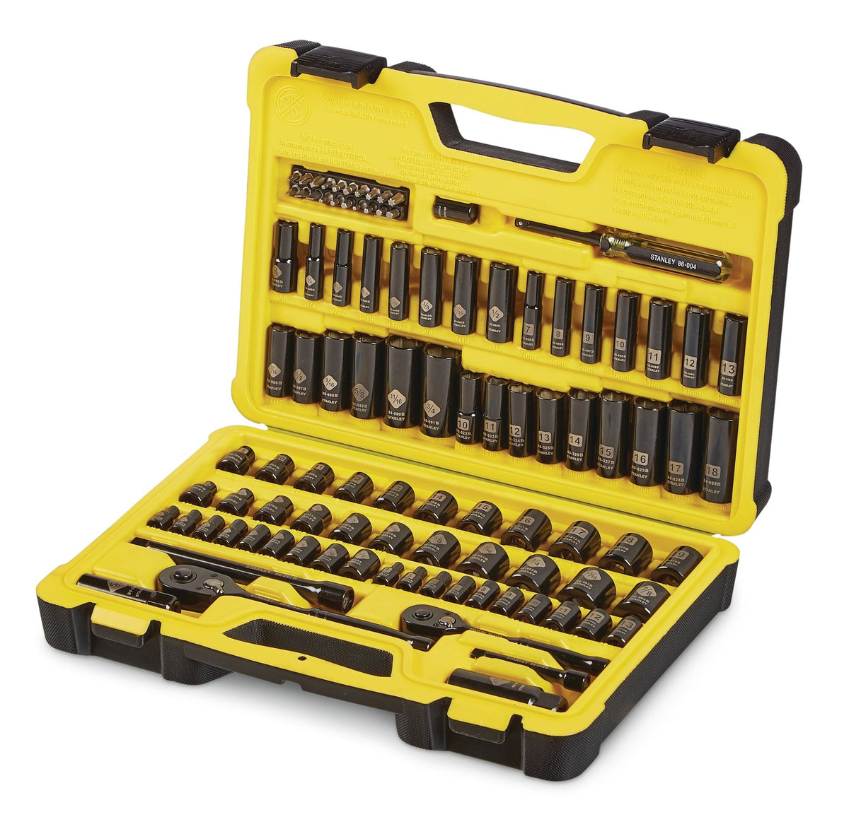 Professional Grade Black Chrome Socket Set, 99-pc, SAE/Metric