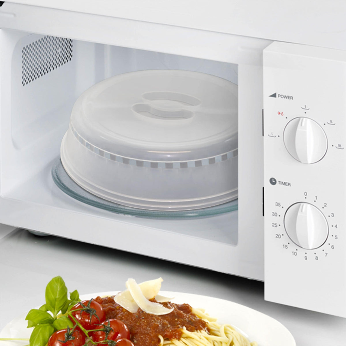 Microwave Food Cover/Splatter Cover BPA-Free, Dishwasher Safe, 25.4cm
