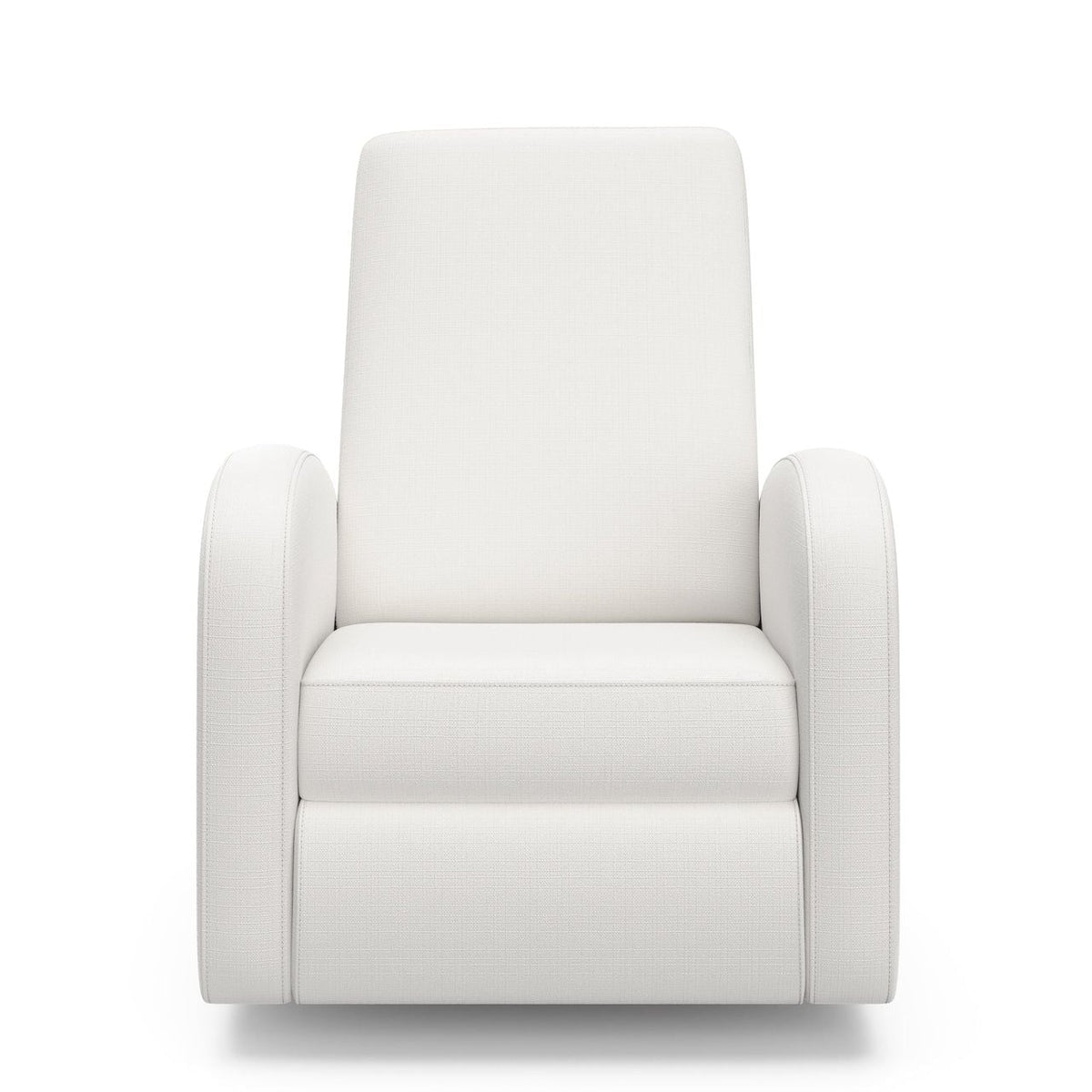 Santa Monica Swivel Glider, Ivory Basketweave