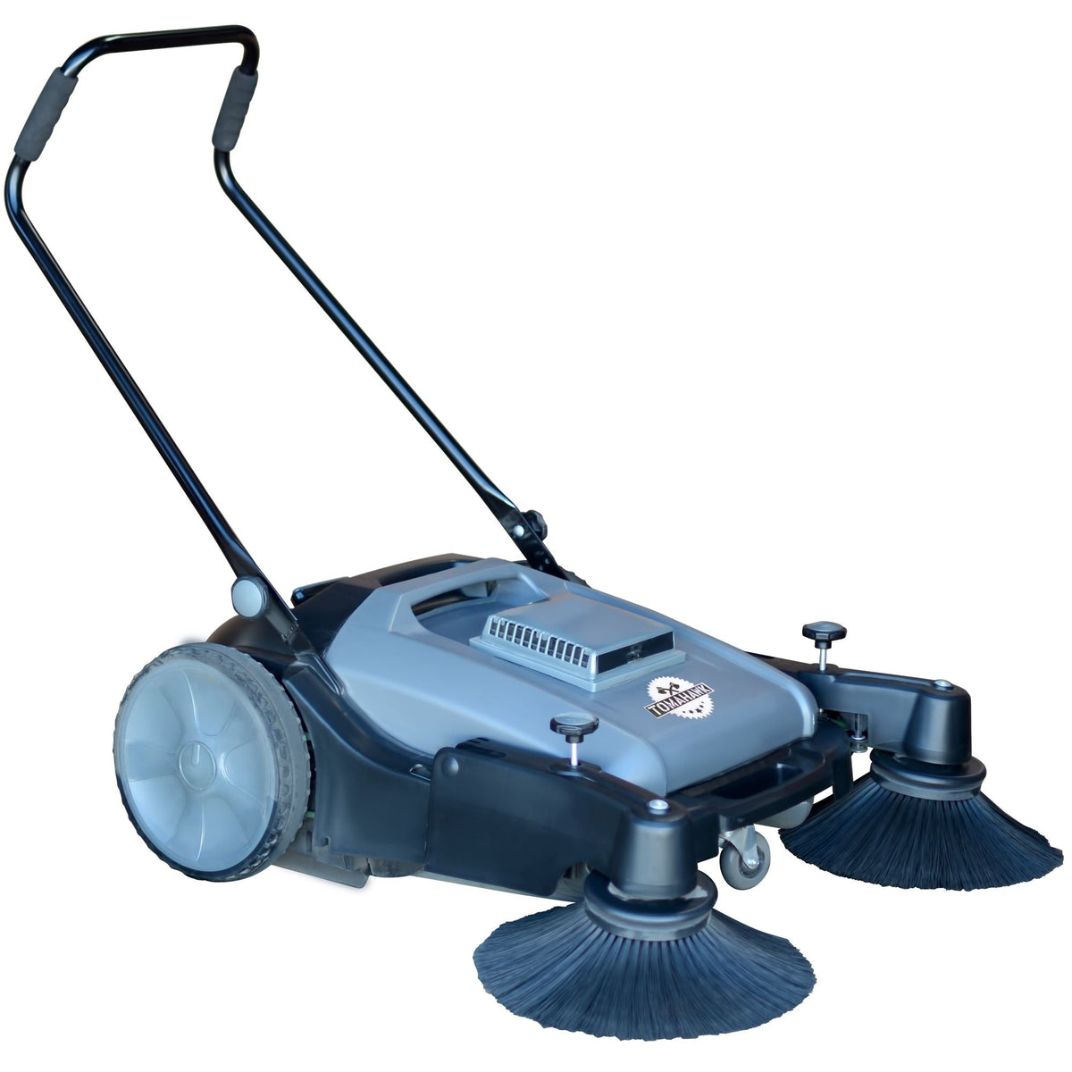 Commercial Push Sweeper & Hard Floor Cleaner, 38-in