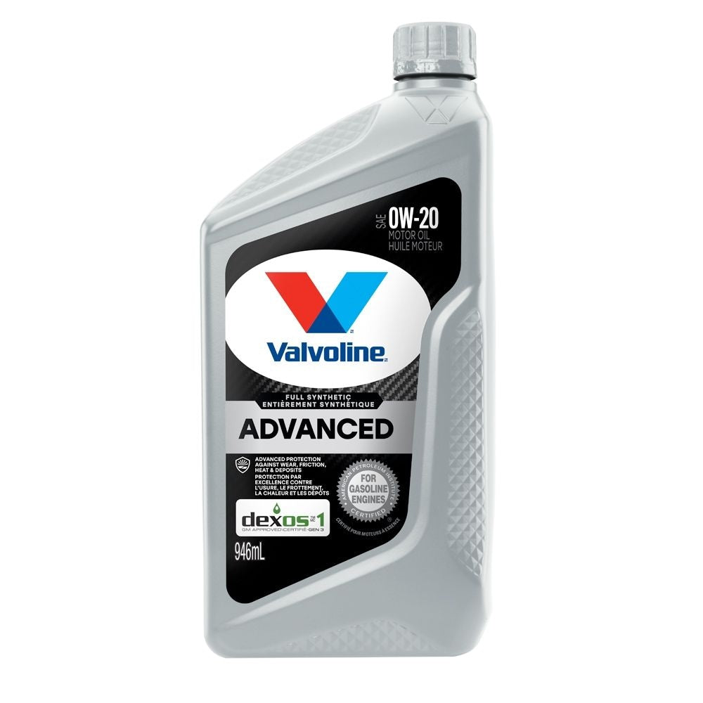 0W20 Advanced Synthetic Engine/Motor Oil, 946-mL