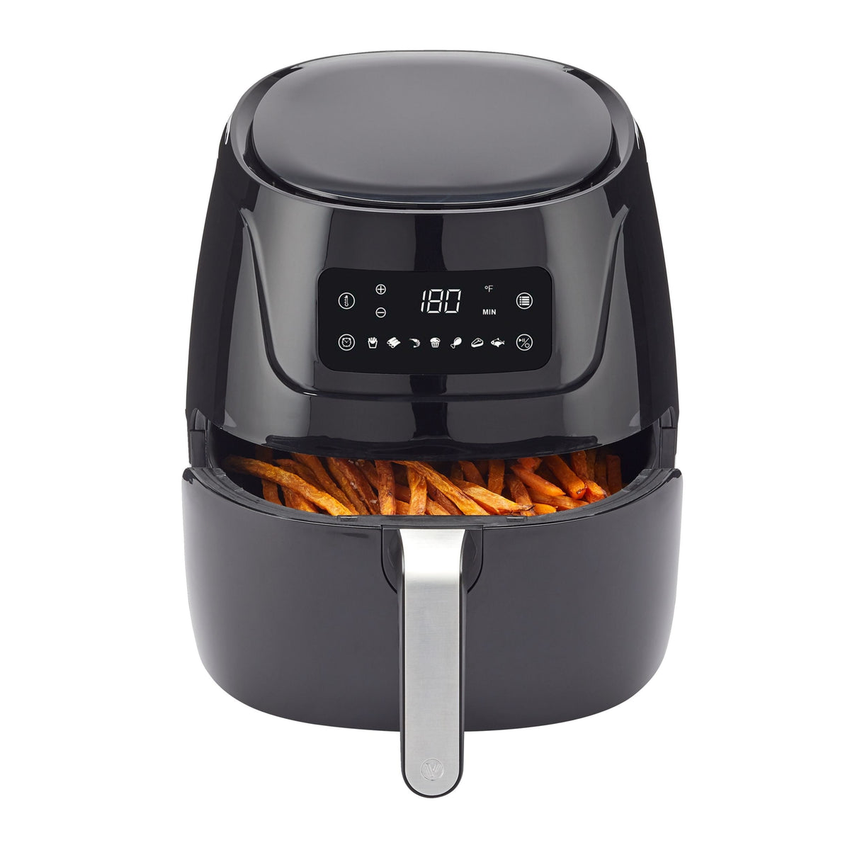Digital Air Fryer with Non-Stick Basket, 4.6-qt