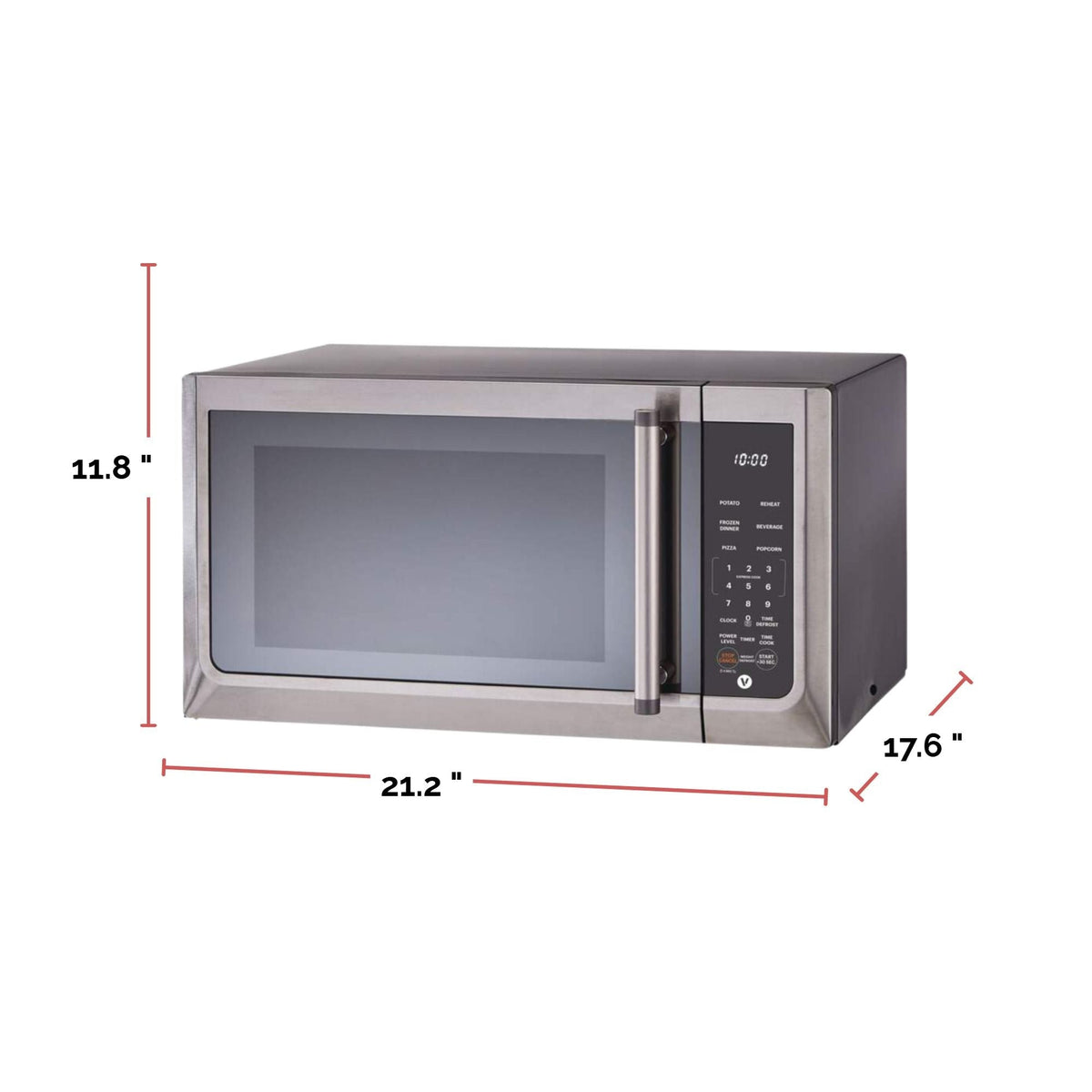 Microwave, Stainless Steel, 1.1-cu-ft