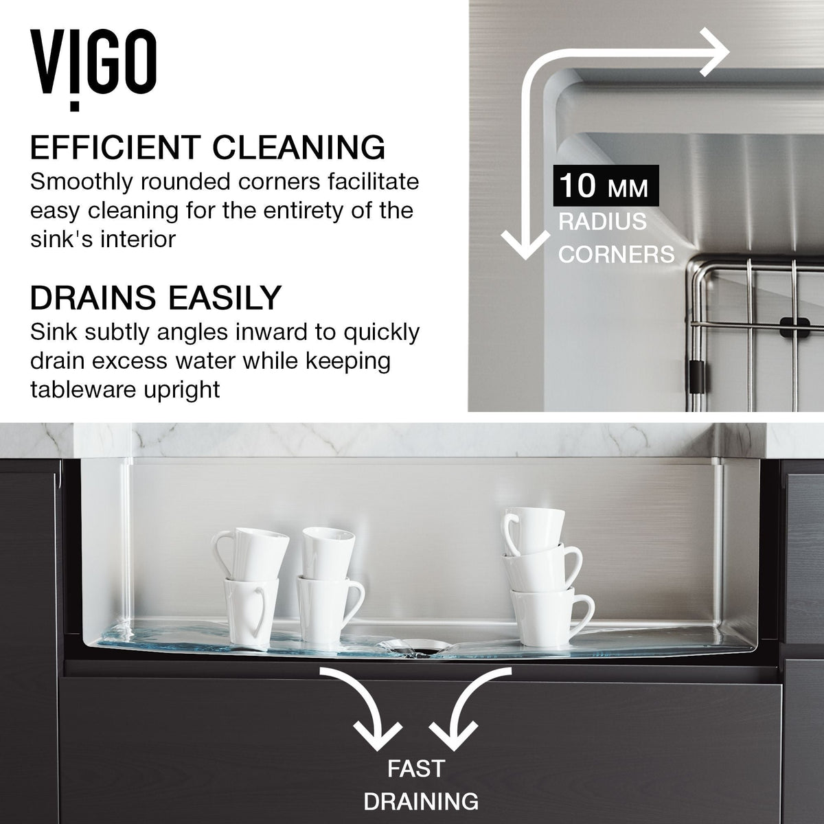 Oxford 1-Bowl Stainless Steel Apron Front Farmhouse Kitchen Sink with Accessories, 30-in