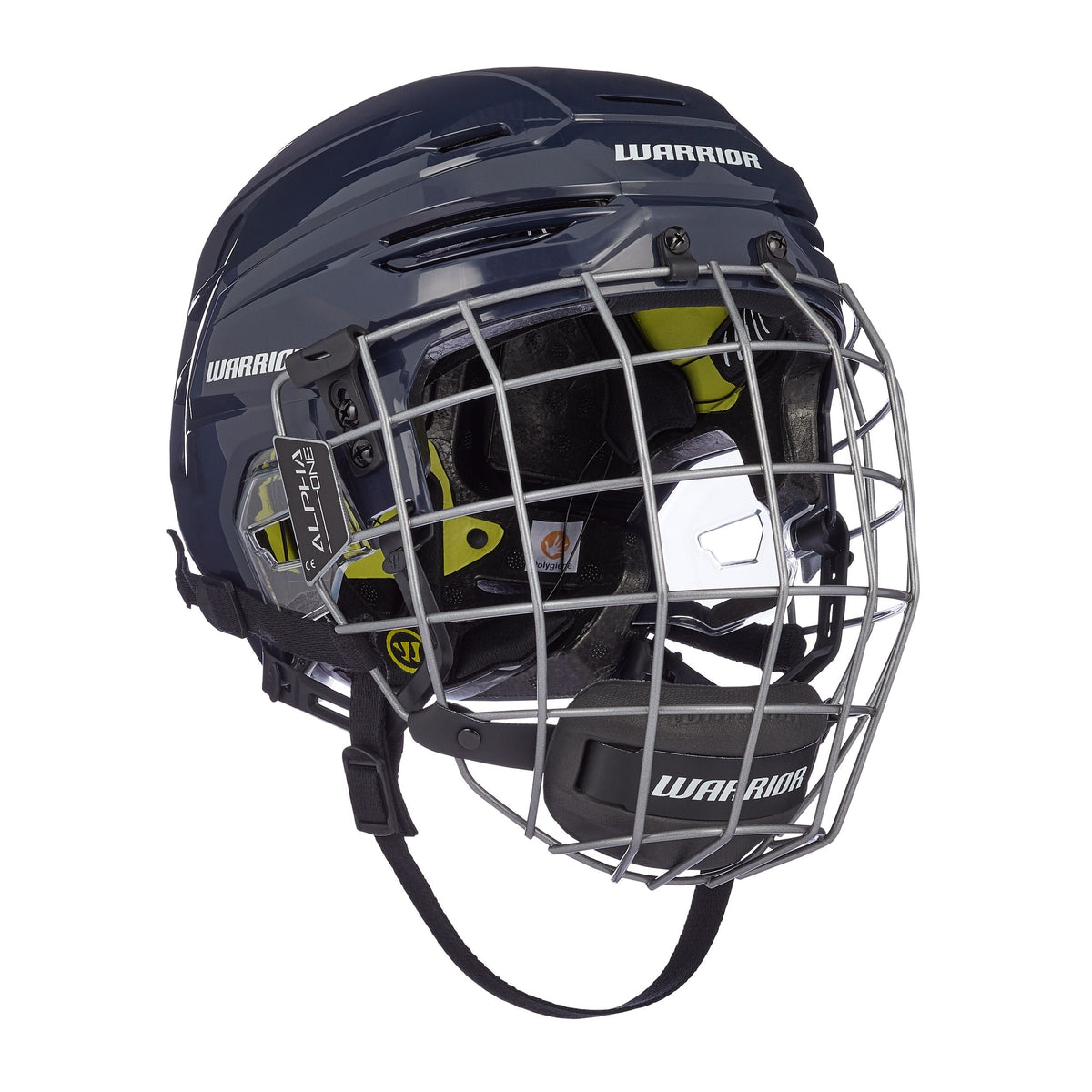 Alpha Pro Senior Hockey Helmet & Cage Combo, Navy