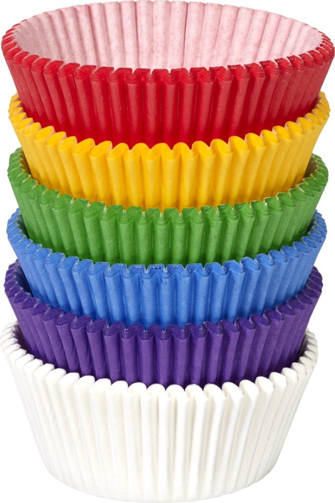 Paper Baking Cups, Rainbow, 2-in, 150-pk