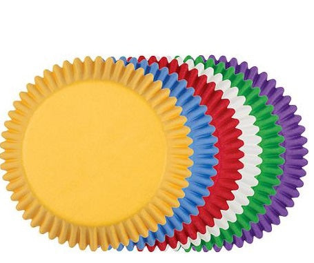 Paper Baking Cups, Rainbow, 2-in, 150-pk