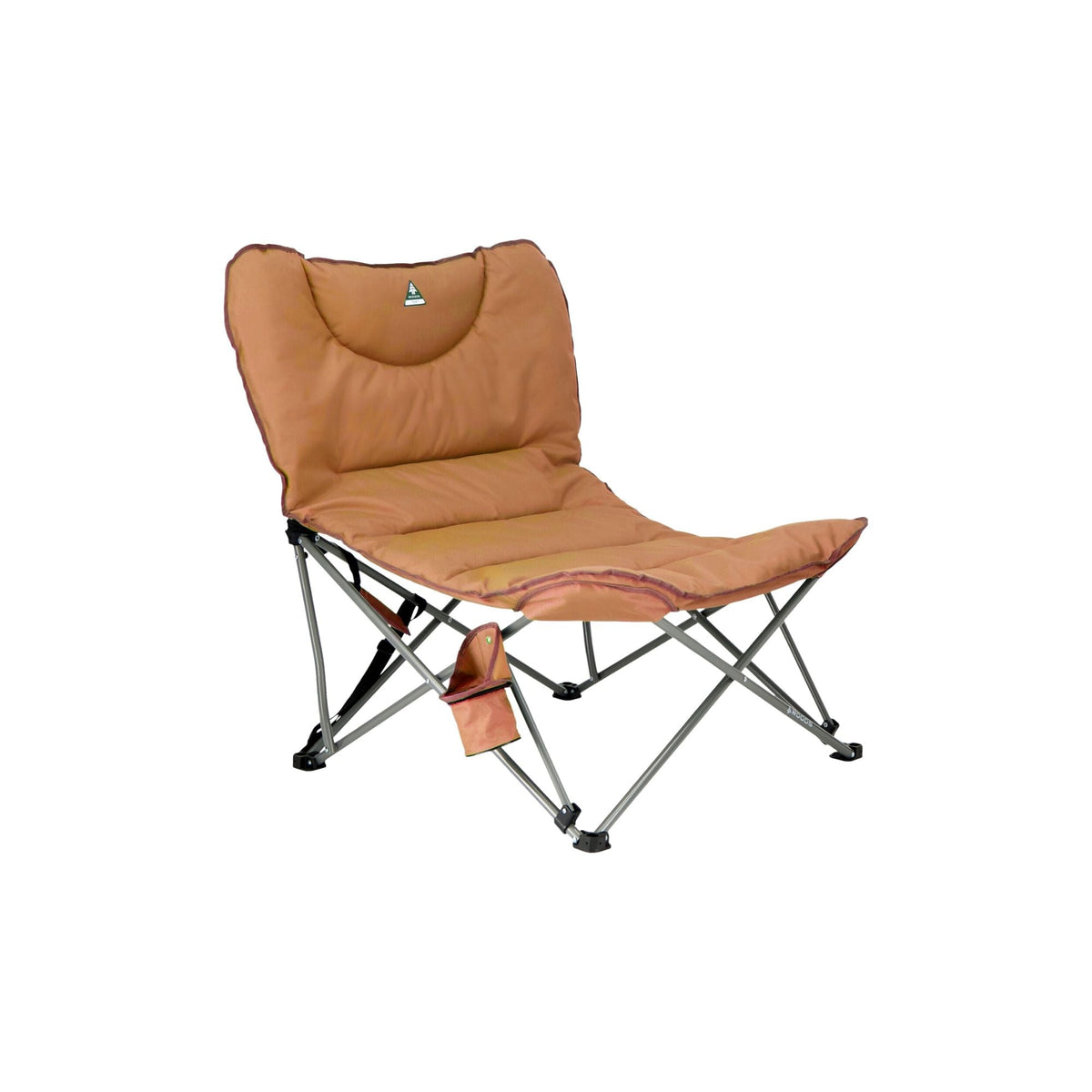 Mammoth Folding Camping Chair with Cup Holder, Dijon