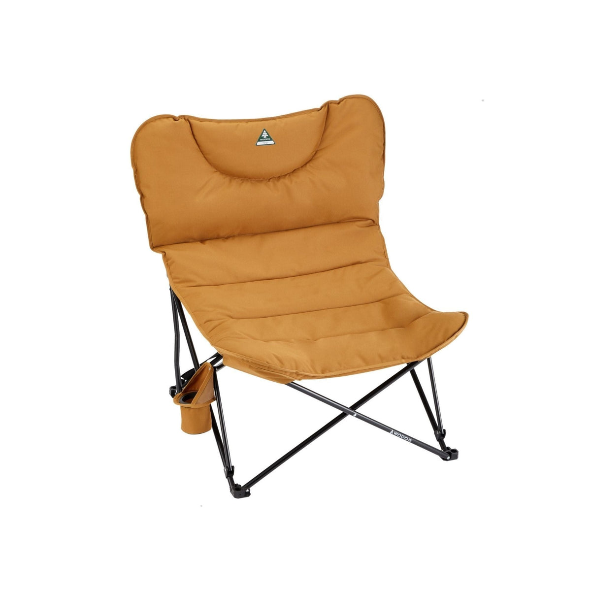 Mammoth Folding Camping Chair with Cup Holder, Dijon