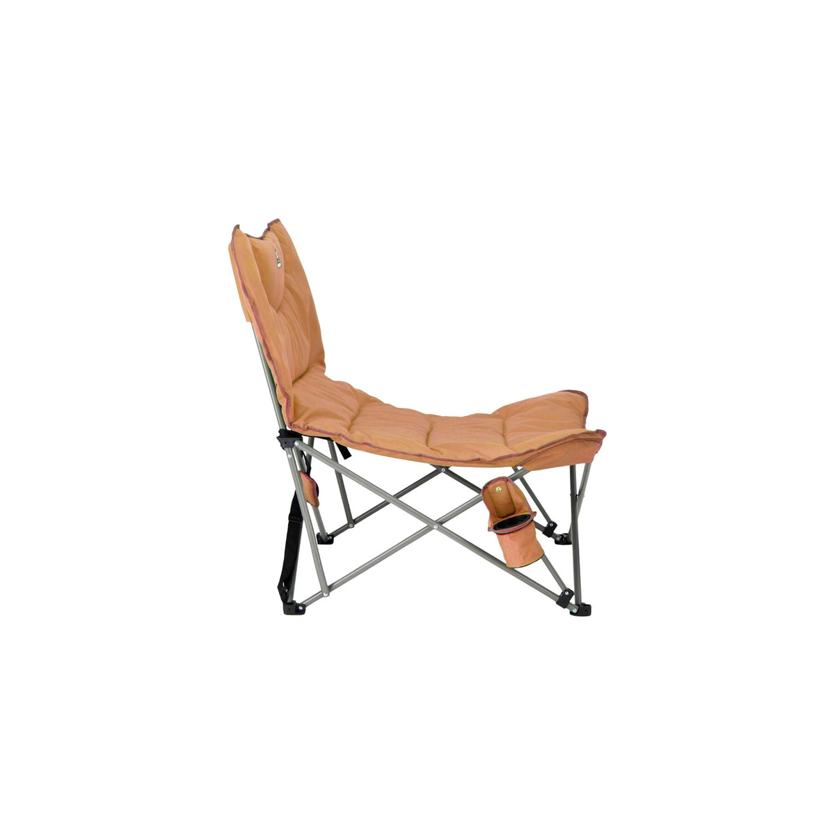 Mammoth Folding Camping Chair with Cup Holder, Dijon