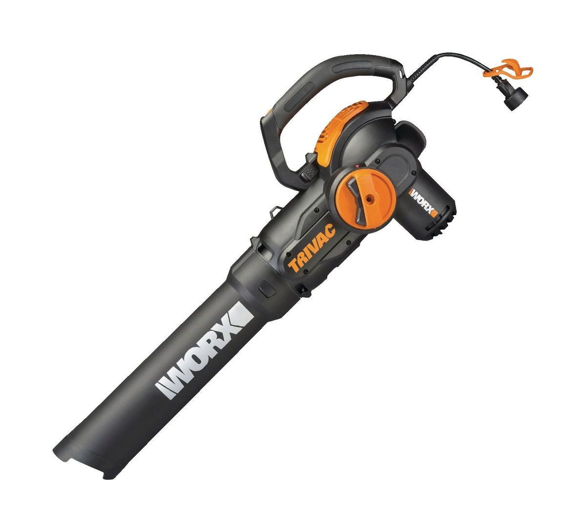 WG522 Trivac 12 Amp 3-in-1 Electric Vacuum Blower/Mulcher/Vac with Shoulder Strap