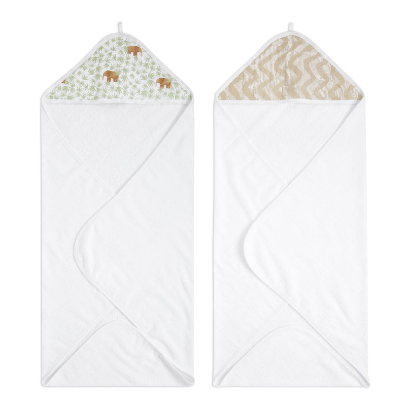 Tanzania Hooded Towels, 2-pk E8