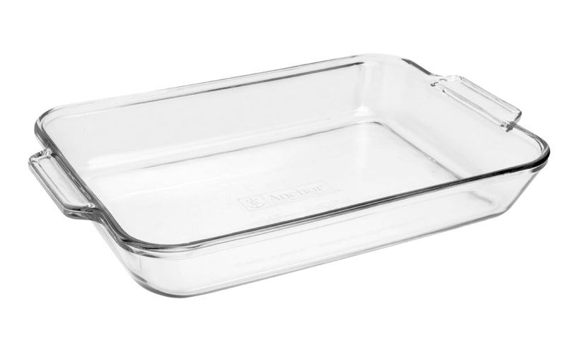 Glass Rectangular Utility Dish, 3-L E2