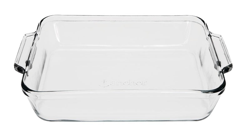 Glass Square Cake Dish, 8 x 8-in, 2-L Q4