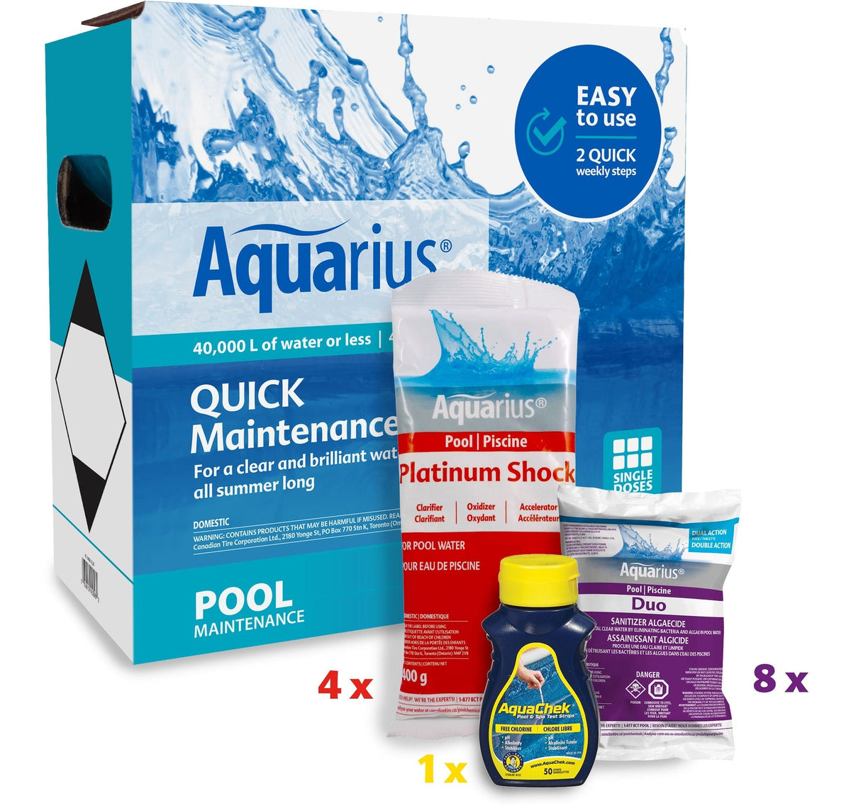 Quick Maintenance Kit for Swimming Pool