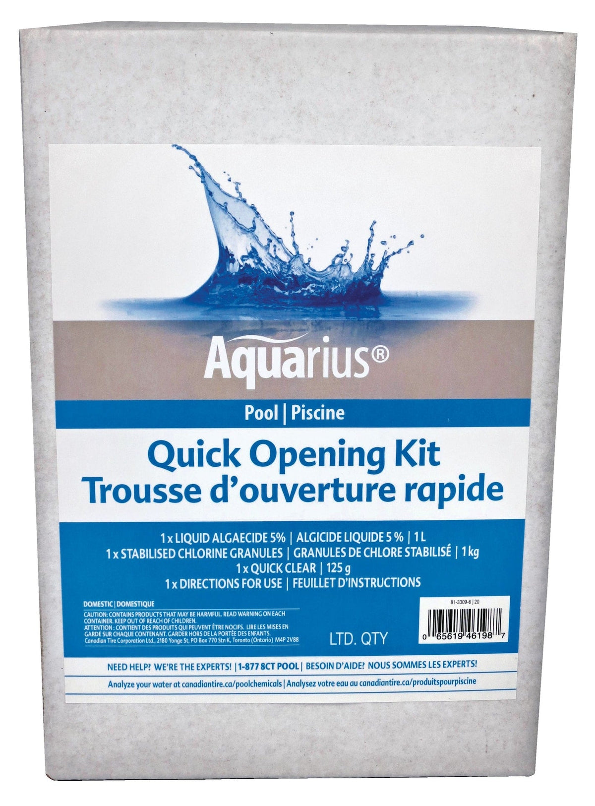 Quick Pool Opening Kit, Above Ground Pools