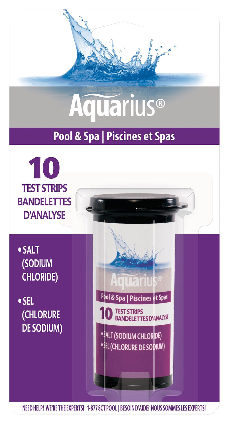 Sodium Chloride Pool & Spa Salt Water Test Strips, 10-pk I7