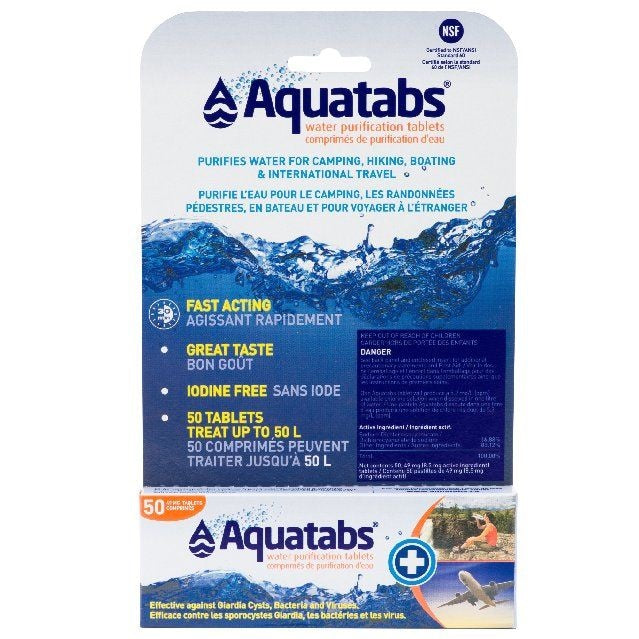 Water Purification Tablets, 50-pk Z0