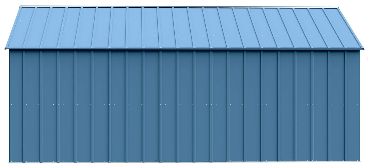 Classic 12x17-ft Blue Grey Corrosion-Resistant Metal Shed