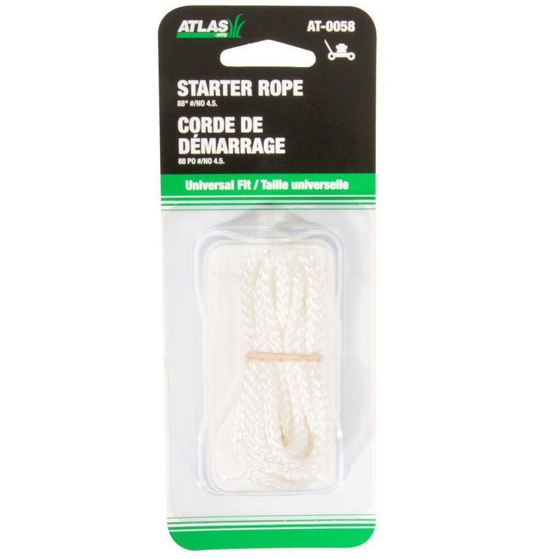 Lawn Mower Replacement Starter Cord/Rope, Nylon, 88-in x 1/8-in E6