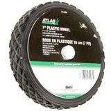 Lawn Mower Replacement Wheel, Wide Tread 7-in x 1.5-in
