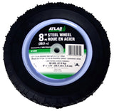 Steel Lawn Mower RePlacement Wheel with Ball Bearings, 8 in x 1.75-in