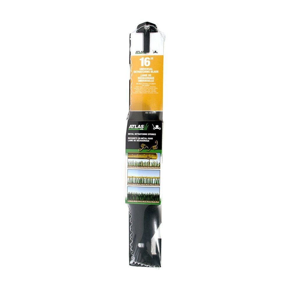 Universal Dethatcher Replacement Lawn Mower Blade, 16-in