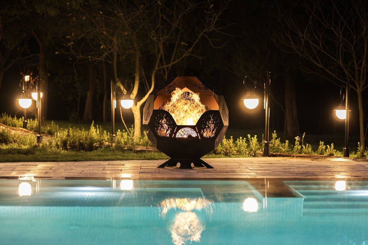 Algonquin Fire Pit, 39", Black