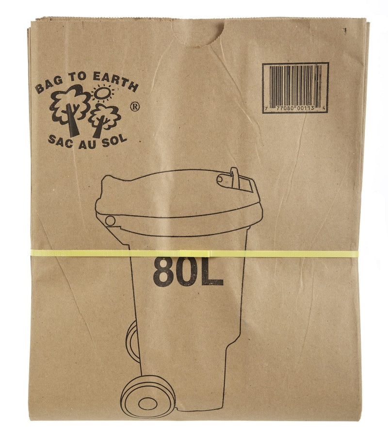 2-Ply Compostable and Biodegradable Paper Bin Liner, 10-pk, 80-L B2