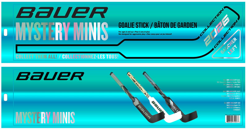 2026 Mystery Mini Goalie Hockey Stick, 18-in I2