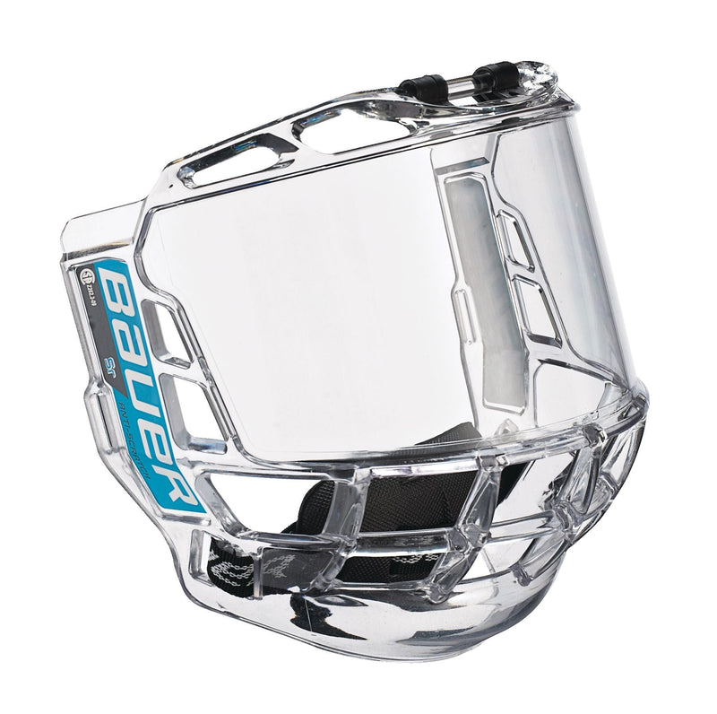 Concept 3 Clear Hockey Full Face Mask/Shield/Fishbowl with High-Impact Polycarbonate Shield U8