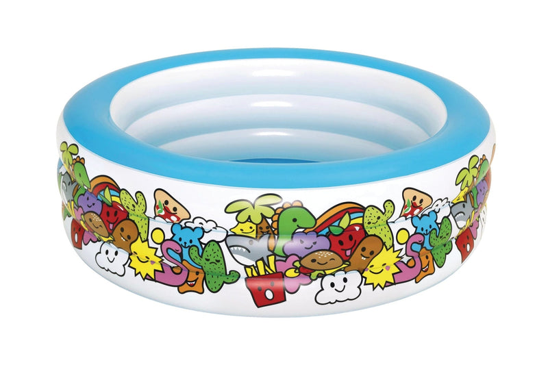 Deluxe Round Inflatable Pool, 5-ft x 20-in Q5