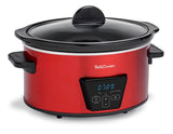 Digital Programmable Slow Cooker with Tempered Glass Lid, 5-qt